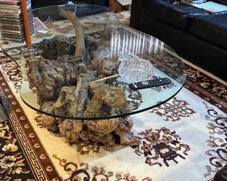 MCM Driftwood, Grapevine coffee table.  Fabulous