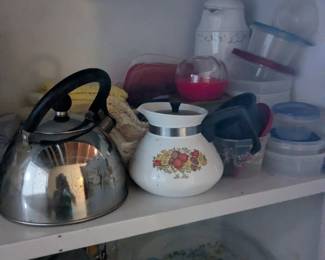 Vintage Coffee Carafe, Tea Kettle