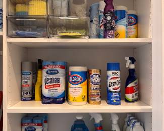 Household Cleaning Supplies.
