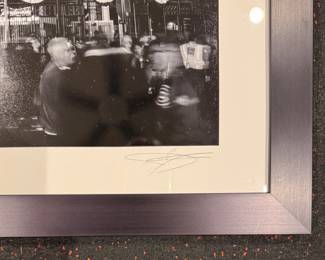 Bleachers from the Chicago Collection. Black & White Framed Photo Signed & Numbered by Jason Wilson. Photo 2 of 3.
