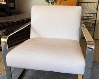 RH Miles Chair. Measures 28" W x 36" D x 31" H. 
