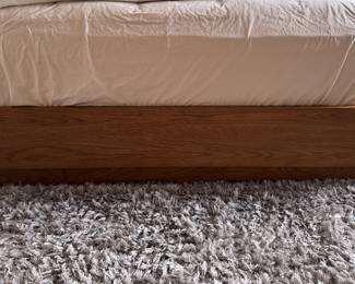 Queen Size Platform Bed Frame. Measures 64" W. Photo 2 of 2.