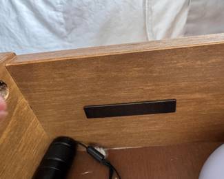 Pottery Barn Teen Livingston Weathered Oak Bedside Table. Photo 3 of 3.