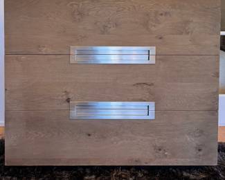 RH White Hall Three Drawer Bureau. Measures 50" W x 20" D x 42" H. Photo 1 of 3. 