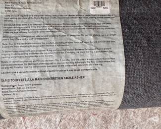 Pottery Barn Asher Grey Wool Rug. Measures 8' x 10'. Photo 2 of 2.