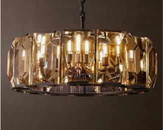 RH Harlow Chandelier in Iron Finish. Box Unopened! Photo 1 of 2. 