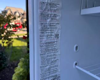 GE 23.6 Cubic Foot No Frost Refrigerator Freezer Model TBX24JA. Photo 3 of 4. 