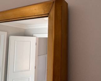 Gilt Metal Wall Mirror. Measures 36” x 48”. Photo 3 of 3.