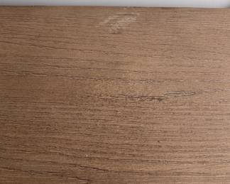 RH Machinto Media Console Designed by Van Thiels in Grey Oak. Measures 100” W x 18” D x 32” H. Photo 6 of 7.