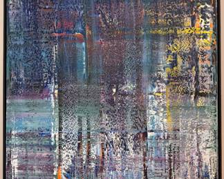 Abstract Acrylic Painting. Measures 58” x 58”. Photo 1 of 2.