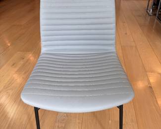 Set of 4 Fornasarig Cato Leather Dining Chairs. Each Measures 19” W x 20” D with 19” Seat Height. Photo 1 of 5.