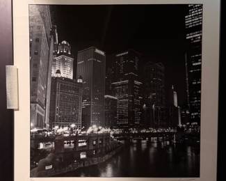 "Wacker" Black & White Framed Photo Signed & Numbered by Jason Wilson. Photo 1 of 2.