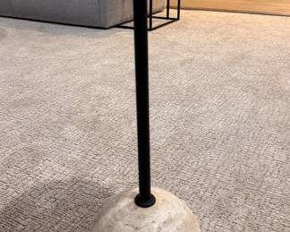 Arhaus Cece Martini Table with Natural Stone Base - 2 Available. Each Measures 9” D x 23”H. Photo 1 of 3.