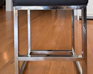 Mitchell Gold + Bob Williams Counter Stools Upholstered in Vegan Leather - 3 Available. Each Measures 19” x 16” x 24” H. Photo 1 of 3.