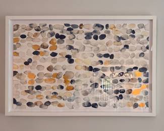 Mixed Media Abstract Signed by Artist. Photo 1 of 2.