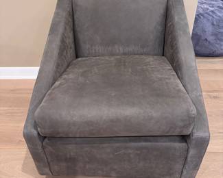 RH Renzo Chair in Graphite Vintage Velvet - 2 Available. Measures 31" W x 35" D x 31" H. Photo 1 of 3. 