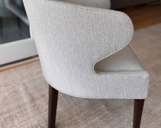 Douglas Levine for Bright Chair Lorae Arm Chair - 2 Available. Each Measures 24" W x 26.5" D x 31.75" H with 19" Seat Height. Photo 2 of 3. 