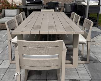 Polywood Edge 9-Piece Dining Set. Photo 2 of 3.