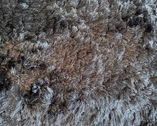 Mitchell Gold + Bob Williams Power Shag Rug in Ink. Measures 10’ x 14'. Photo 2 of 2.
