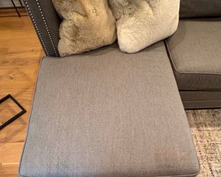 Mitchell Gold + Bob Williams Modular Double Chaise Sofa. Measures 165" W X 44" D; Chaises Measures 70" D. Photo 4 of 6.