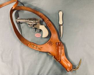 Cimarron Doc Holiday Kit.  Holster made in Fredericksburg, TX by Texas Jacks