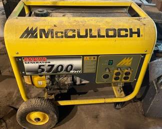 mccullock generator