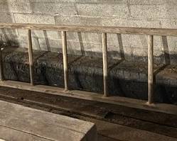 wooden ladder