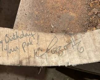 hockey stick autograph