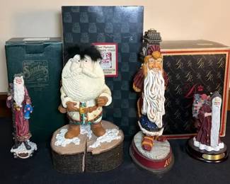 Collectible Santas Including Roman 1860s Santa Through The Decades, Dennis Brown  Just Believe