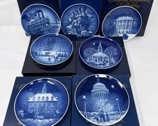 Christmas In America Collection Plates