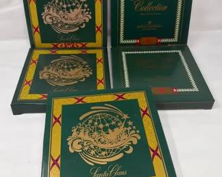 Bing  Grondahl Santa Plates And Den Kaere Familie Plates