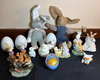 Easter Decor  Hippie Hollow  Enesco Midwest Sock Stuff Bunny  More