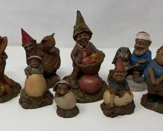 Collection Of Vintage Tom Clark Cairn Studio Gnome Figurines