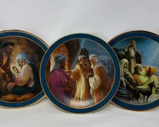 Set Of 3 Royal Windsor Southern Living Story Of Christmas Plates