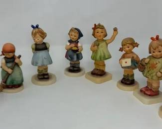 Goebel Hummel Figurines  Messages Of Love  Whats That  Washday Girl  Little Sweeper  More