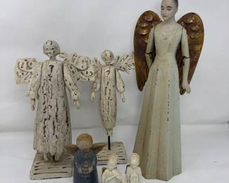 Bing  Grondahl  Heavenly Music  24k Gold Porcelain Angel  Santos Reproduction Angel  More