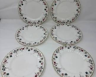 Canterbury12 Med Size Plates And 11 Saucers