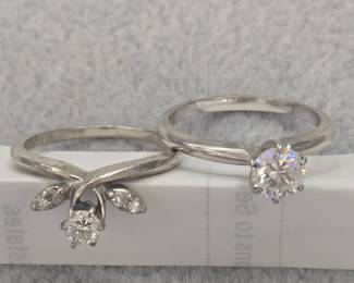Gold & diamond rings