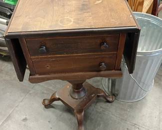 Antique end table