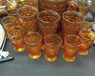 Amber Drinkware set