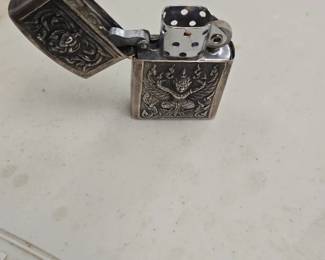 Sterling silver zipo