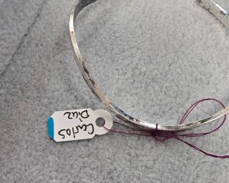 Carlos diaz sterling bracelet