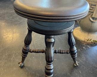 Antique Piano Stool