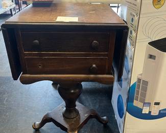 Antique end table