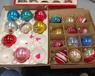 Vintage Christmas ornaments