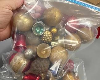 Vintage Christmas ornaments