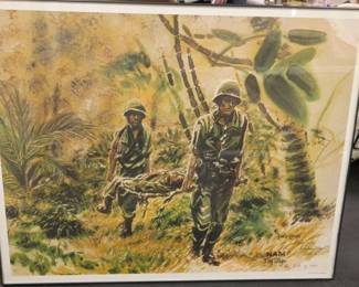 Adele Lewis signed Vietnam print