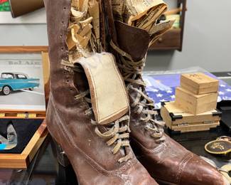Victorian lace up boots