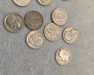 silver Roosevelt dimes