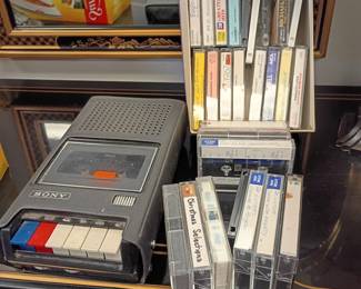 cassettes and player